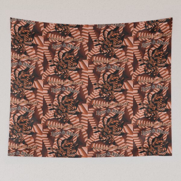 Item preview, Orange Igor & More Tarantula Liminal Stairs designed and sold by IgorAndMore.