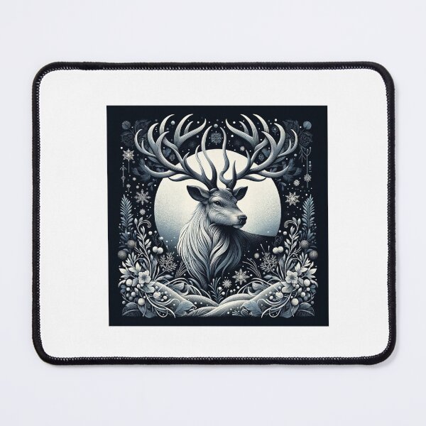 Item preview, Sophisticated Winter Reindeer and Snowflakes designed and sold by Buzzenon.