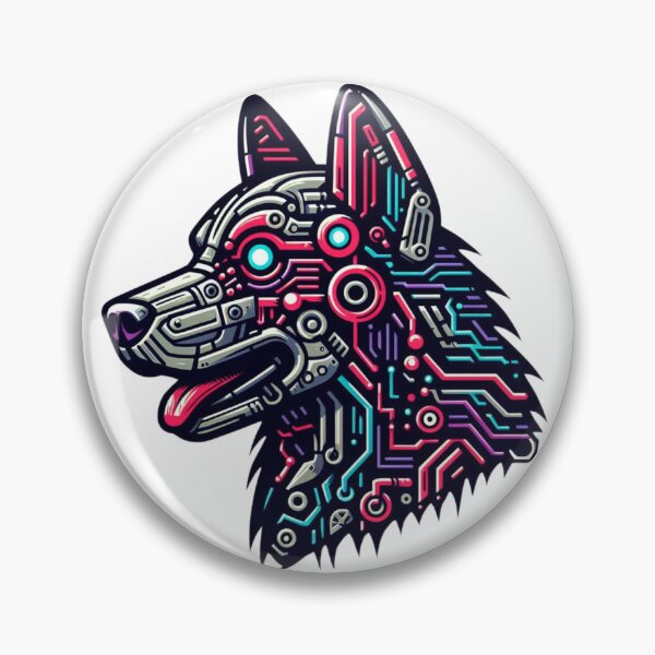 Item preview, Neon Wolf #2 designed and sold by MrAI-Store.