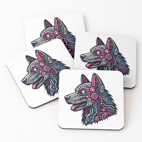 Item preview, Neon Wolf #2 designed and sold by MrAI-Store.