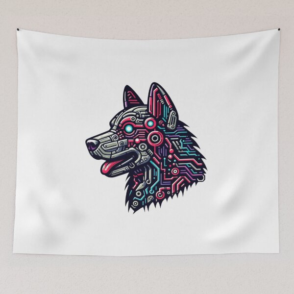 Item preview, Neon Wolf #2 designed and sold by MrAI-Store.