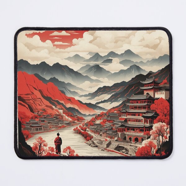 Item preview, Sichuan China Vintage Poster Tourism designed and sold by TravelersGems.