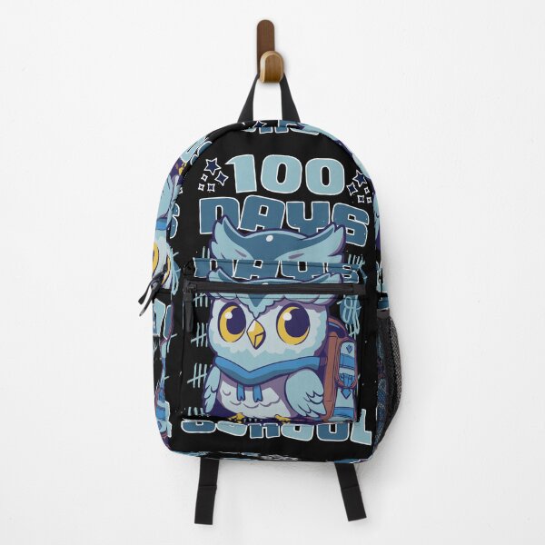 Item preview, 100 Days of school featuring a Cute owl with a bagpack #3 designed and sold by XYDstore.