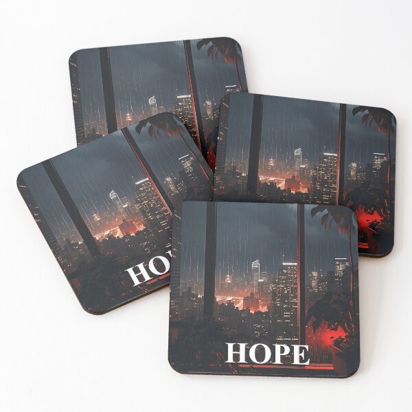 Item preview, Hope - Rainy Nights in the City - Digital Art designed and sold by SnoopyTF.