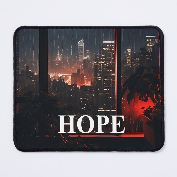 Item preview, Hope - Rainy Nights in the City - Digital Art designed and sold by SnoopyTF.