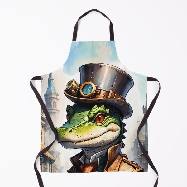 Item preview, Gentleman of Gears: Steampunk Crocodile in the Victorian Metropolis designed and sold by SCBlend.