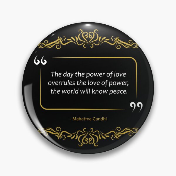 Item preview, Mahatma Gandhi Quote The power of love designed and sold by paragonDesign28.