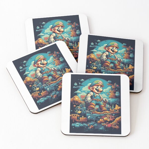 Item preview, Old style video game design, 8 bit style, retro game characters, pixel art, colorful, nostalgic designed and sold by Similce.