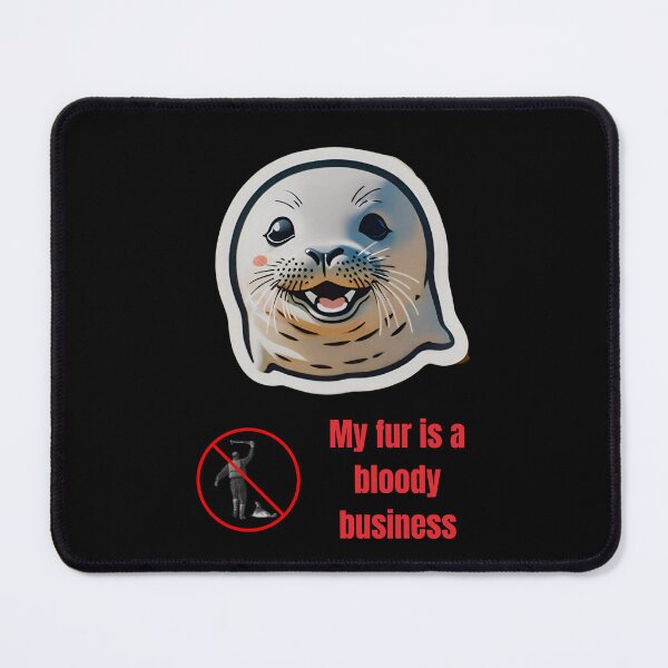 Item preview, Smiling Seal (bloody business) designed and sold by ViaNature.