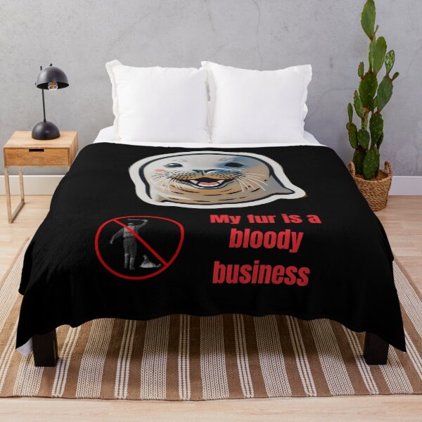 Item preview, Smiling Seal (bloody business) designed and sold by ViaNature.