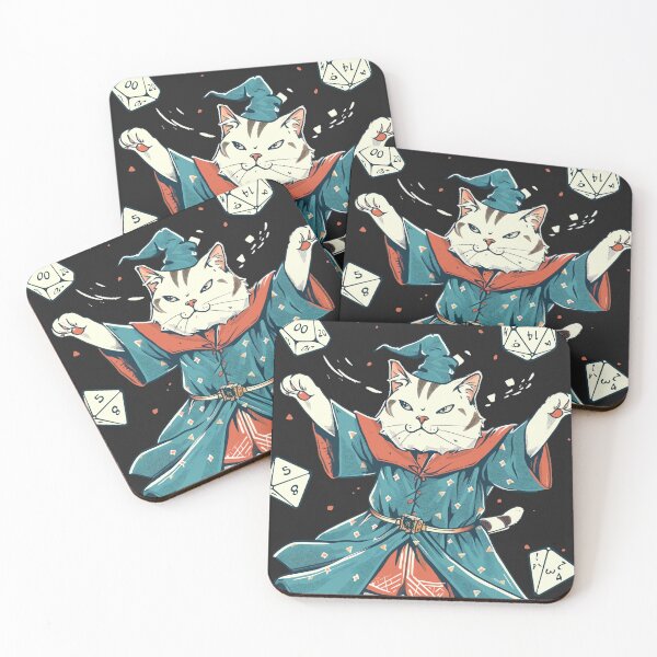 Item preview, The Dungeon Meowster - Retro DnD Player Cat Lover, Cat Pun, Cat Meme designed and sold by PrintShangri-La.