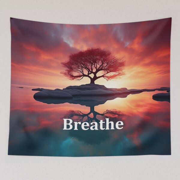Item preview, Breathe - Tree Island - Digital Art designed and sold by SnoopyTF.