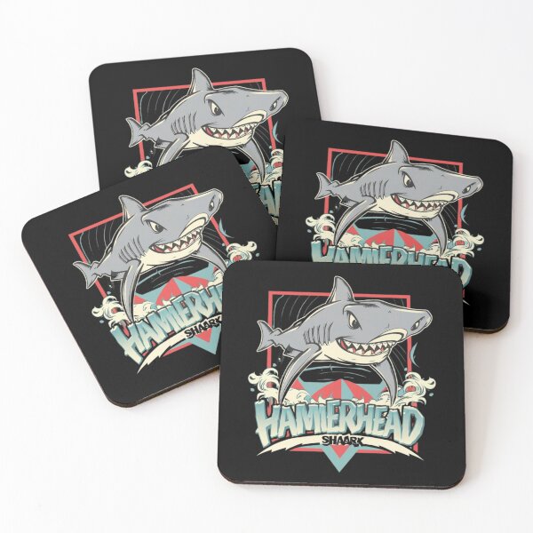Item preview, Cute hammerhead shark teeth ocean fish  designed and sold by CaPhuna.