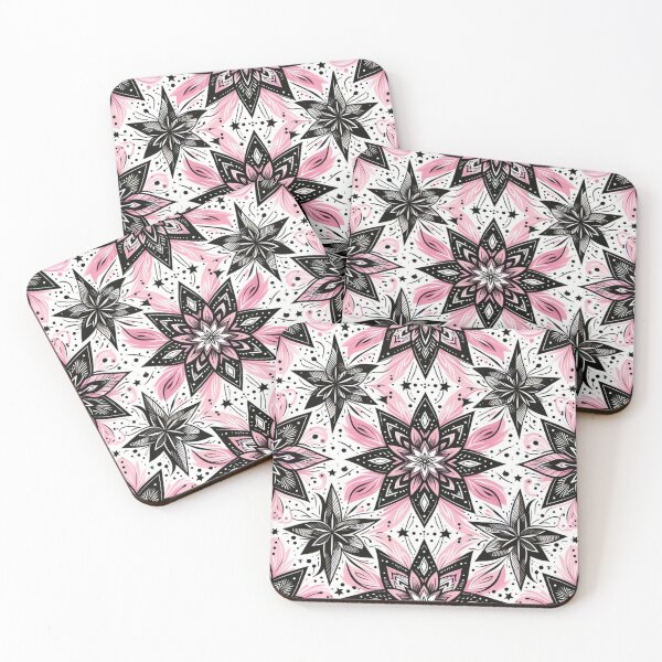 Item preview, Pink and black star pattern  designed and sold by CandyVenom.