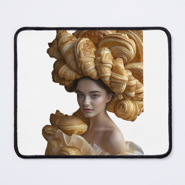 Item preview, Croissant Couture: Decadence in Elegance designed and sold by AI-Only Creations.