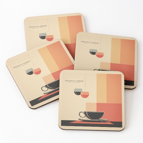 Item preview, Bauhaus Specialty Coffee Poster designed and sold by origamishop.