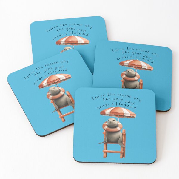 Item preview, You're The Reason Why Lifeguard Seal designed and sold by UpsidedownFrog.