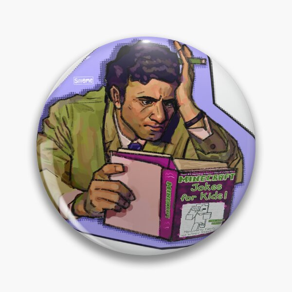 Item preview, Columbo Reading Minecraft  designed and sold by Silveme (Audrey DuVall).