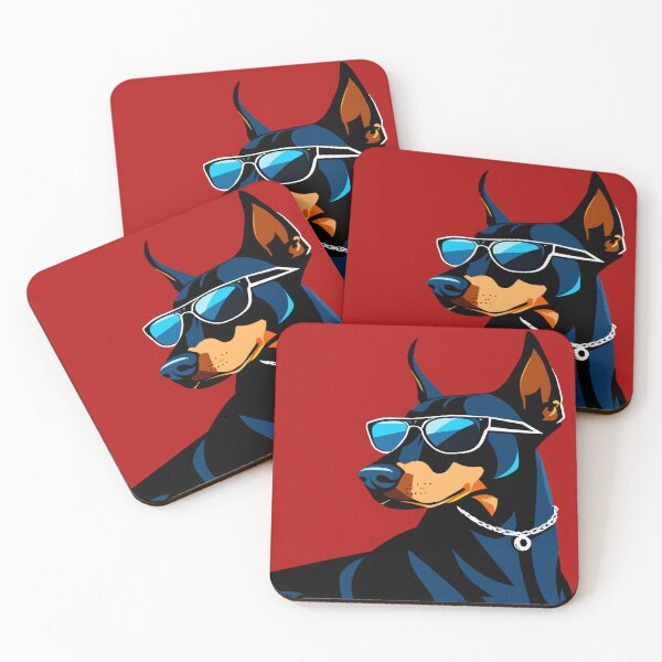 Item preview, Dapper Doberman,doberman wearing sunglasses designed and sold by AgarutanPrint.