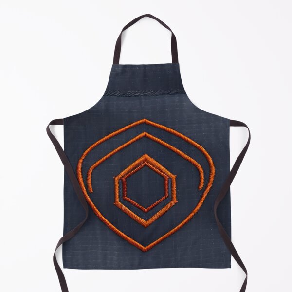 Item preview, Jeans clothes, orange embroidered jeans 8 designed and sold by Kader101.