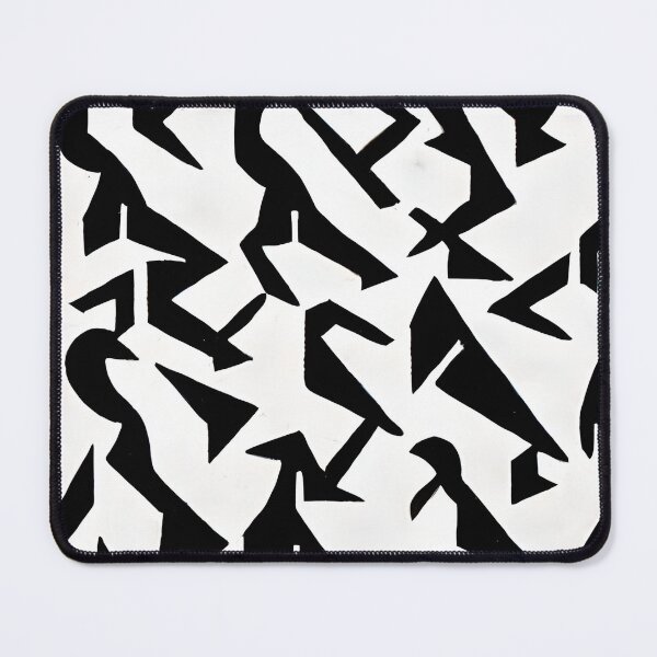 Item preview, Abstract Black Futuristic Birds - Seamless Pattern designed and sold by Chubuter.