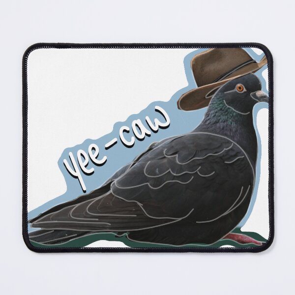 Item preview, yee-caw pigeon cowboy designed and sold by -breeeeeeee-.