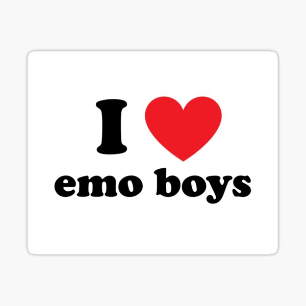 Item preview, i heart emo boys designed and sold by sanskrttt.