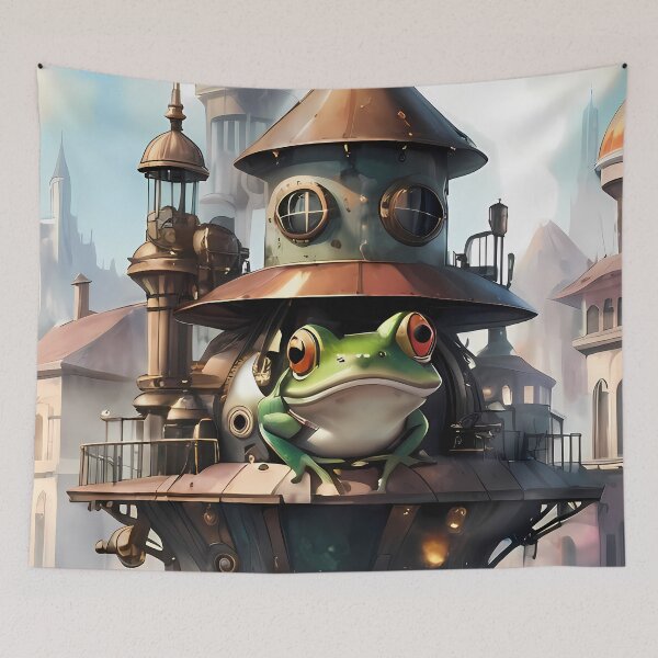 Item preview, Steampunk Serenade: Frog's Waterfront Waltz designed and sold by SCBlend.