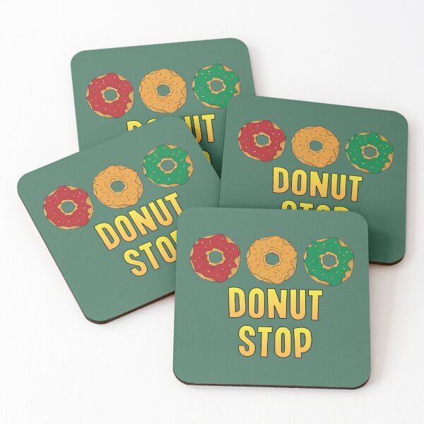 Item preview, Donut stop traffic light pun designed and sold by Donutlovers.