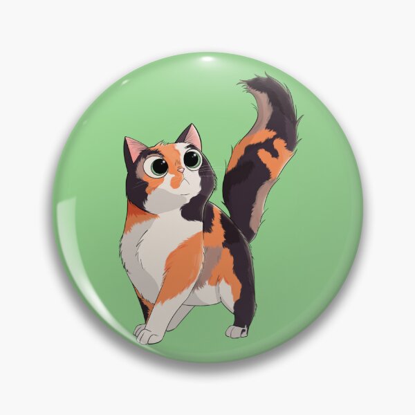 Item preview, Calico cat green background designed and sold by PacocaStore.