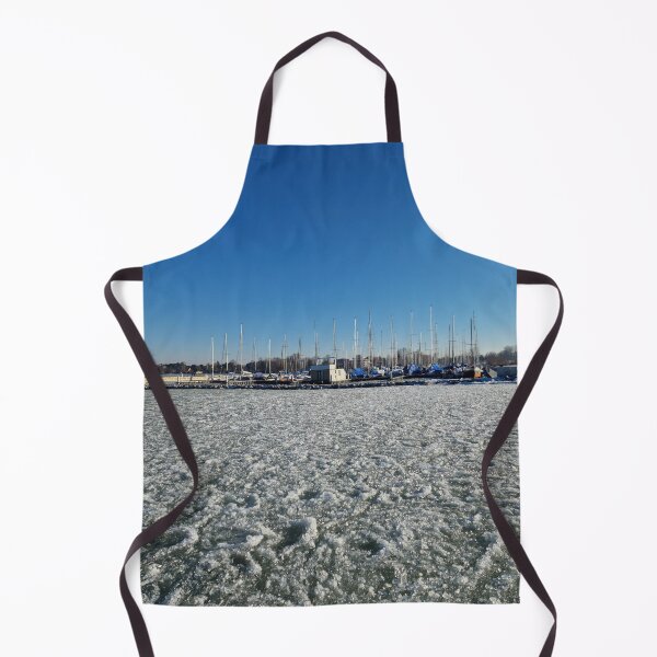 Item preview, Icy Lake with Vessels Relaxing, from Outside of the Pier designed and sold by Gaboro.