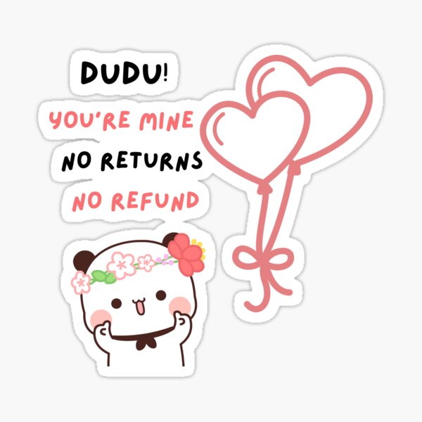 Item preview, Valentine’s Message from BuBu Panda to DuDu  designed and sold by Pandety.
