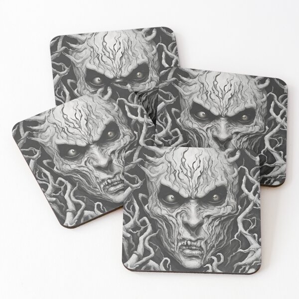 Item preview, my inner demons (scary demoniac head inner self) designed and sold by ClaClaSouL-Shop.