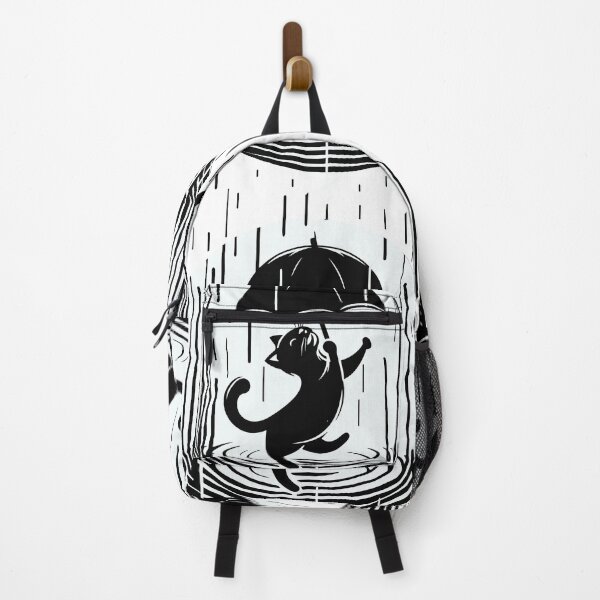 Item preview, Cat Singing in the Rain designed and sold by Klaerika.