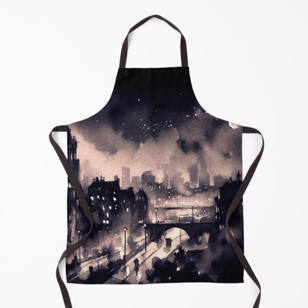 Item preview, 50s Noir poster Night City [Watercolor] designed and sold by RESToRAPTOR.