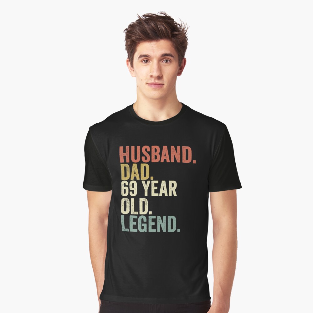 "Funny 69th birthday for men Vintage Dad born in 1955 Husband" Greeting