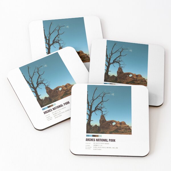 Item preview, Arches National Park Minimalist Poster designed and sold by jennlcollier.