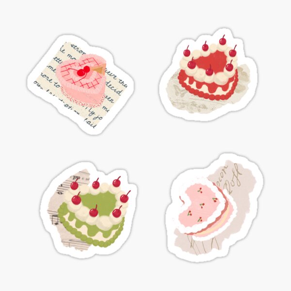 Item preview, vintage heart cakes designed and sold by allthingscrafts.