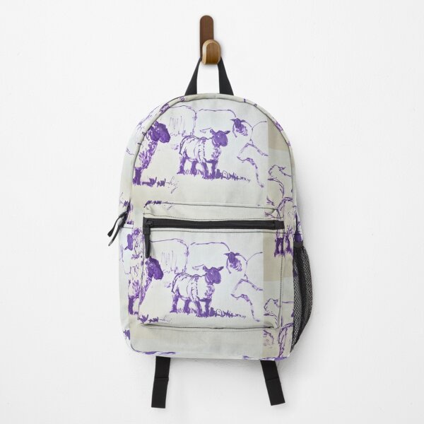 Item preview, Flock of Sheep Drawing with Violet Ink designed and sold by MikeJory.