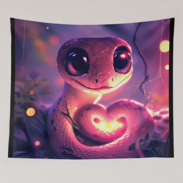 Item preview, A very cute snake in love designed and sold by Fantasyplus.