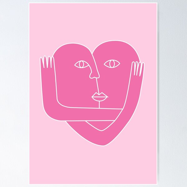 Love Hearts and Kisses Poster
