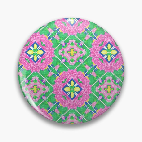 Item preview, Grandmillennial lemons and pink bougainvillea wreths on green designed and sold by SophieClimaArt.