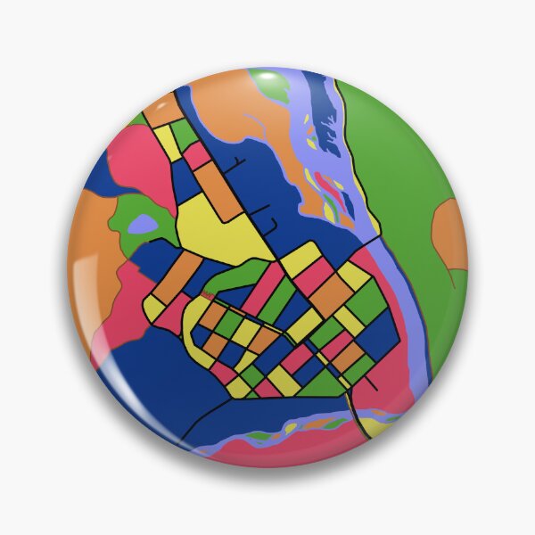 Item preview, El Chalten, Argentina Colorful Map designed and sold by John Mashburn.