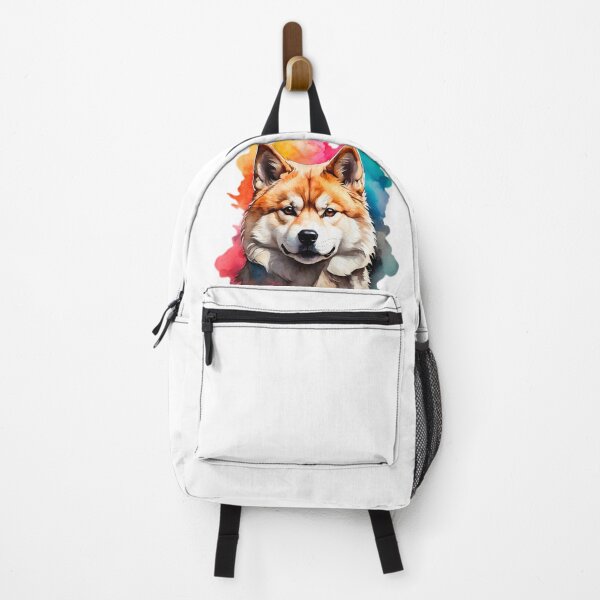 Artikelvorschau, Aquarell Akita Inu Hundekunst entworfen und verkauft von CondorDesigns.