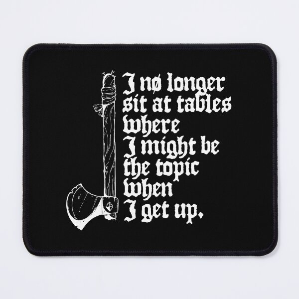 Item preview, Hypocrites beware, axe design (inverted colors) designed and sold by GoblinGoblin.