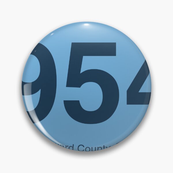 Item preview, Broward Area Code Sticker designed and sold by ThreeGeeStudios.