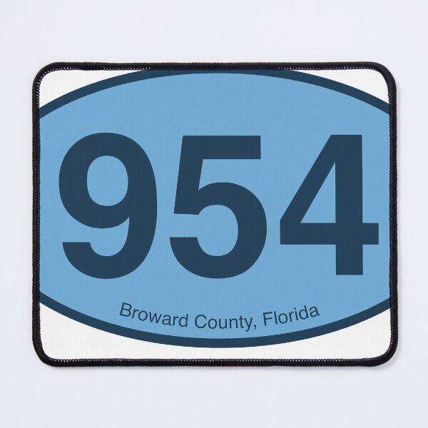 Item preview, Broward Area Code Sticker designed and sold by ThreeGeeStudios.