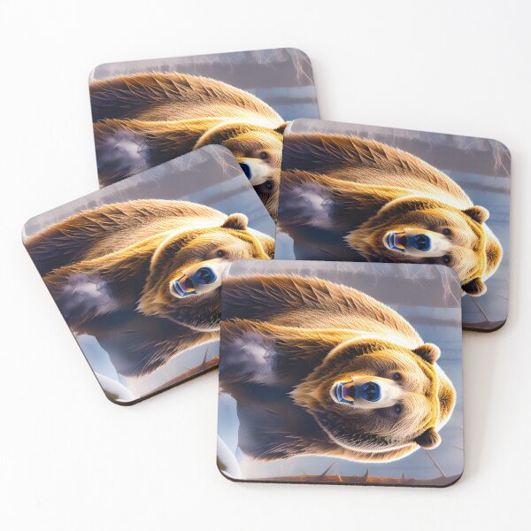 Item preview, Golden Whisper: The Grizzly's Gaze designed and sold by LthrDaddyBear.