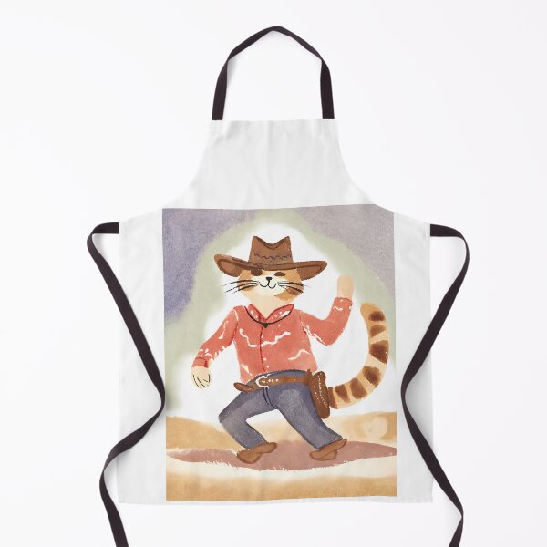 Item preview, WATERCOLOUR COWBOY CAT T-SHIRT designed and sold by Similce.