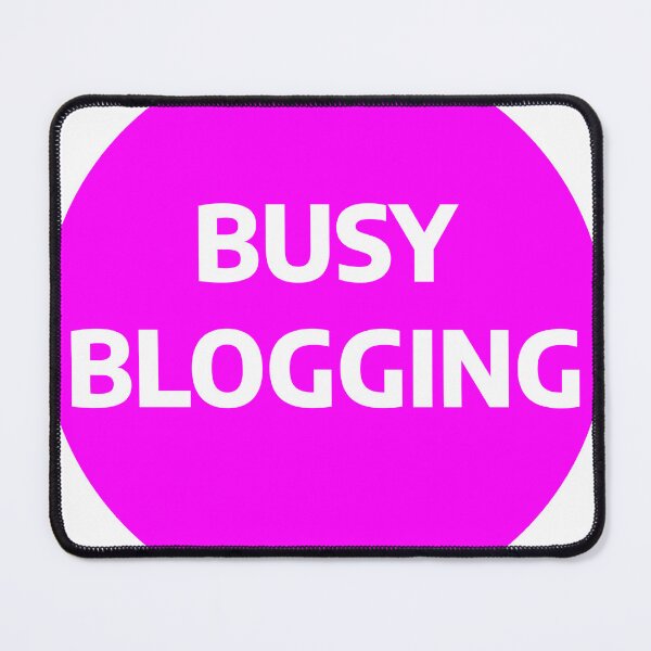 Item preview, Busy blogging - Pink designed and sold by stevenbrian698.